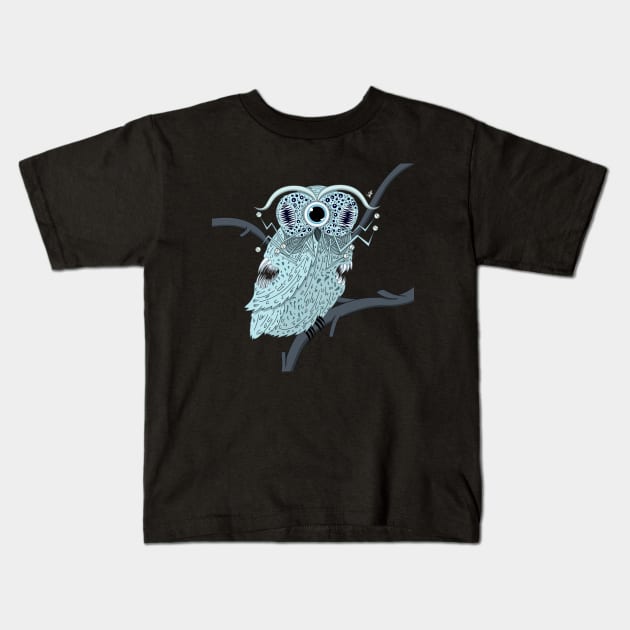 Eerie Watch Kids T-Shirt by Munchbud Ink